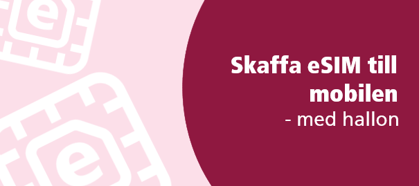 Hallon börjar erbjuda eSIM