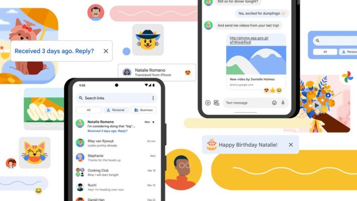 Google presenterar stora nyheter för Messages, inklusive meddelandereaktioner från Iphones