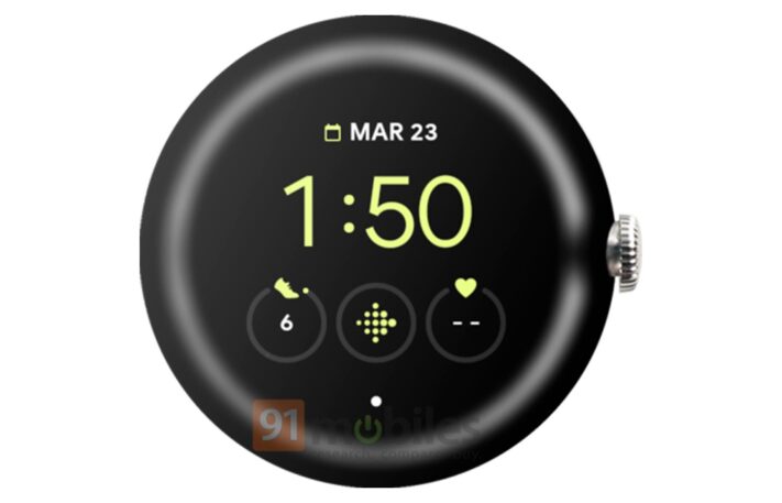 Ryktesbild på Pixel Watch visar innerslangsdesign