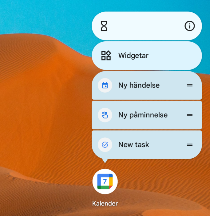 Tips: Använd Androids appgenvägar på hemskärmen