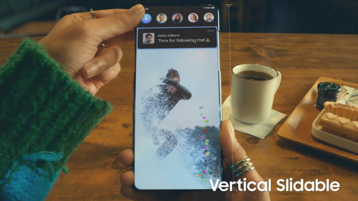 Samsung visar upp sci-fi-liknande flexibel skärmteknik i reklamfilm