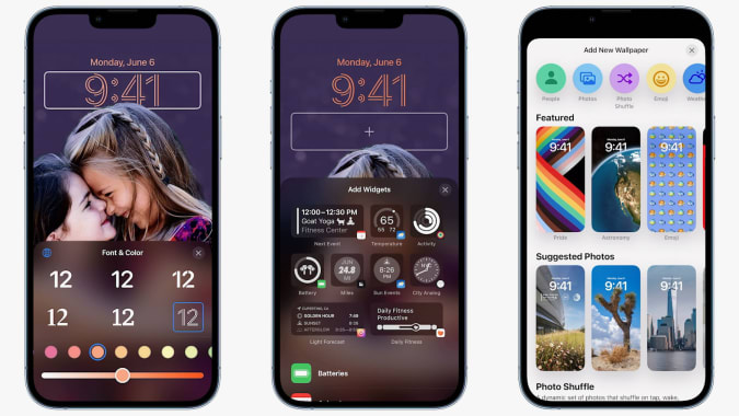 Apple introducerar IOS 16 med helt ny låsskärm