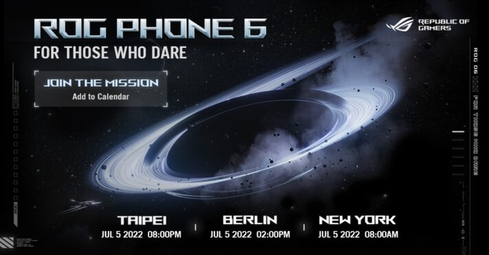 Asus ROG Phone 6 lanseras 5 juli
