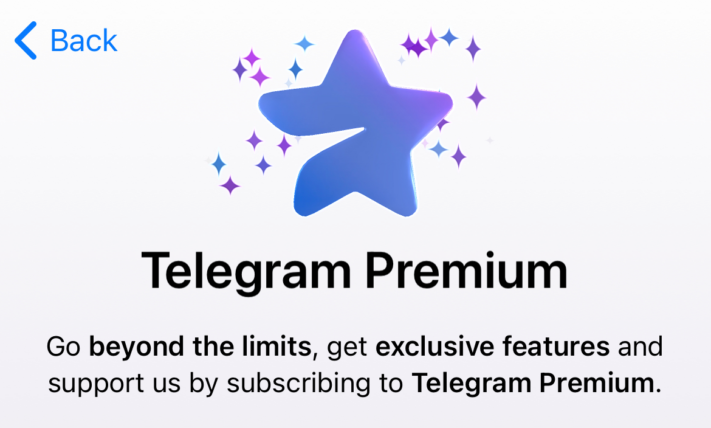 Telegram lanserar prenumerationen Premium, ger bonusfunktioner