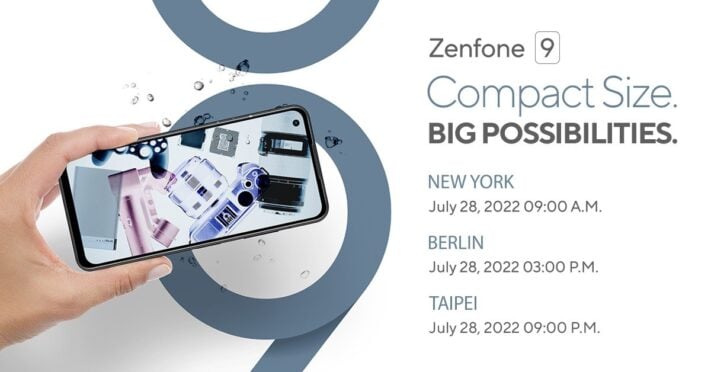 Kompakta mobilen Asus Zenfone 9 presenteras 28 juli