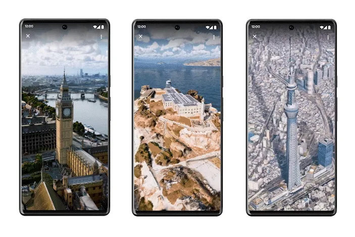 Google Maps börjar visa sevärdheter i fotorealistiska flygperspektiv