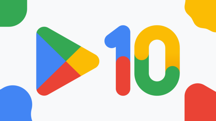 Google Play fyller 10 år, får ny logotyp