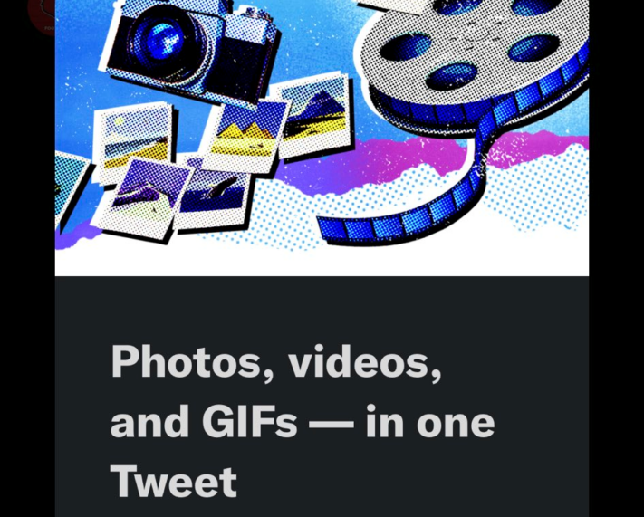 Twitter provar att låta användare blanda bilder, animationer och videor i samma inlägg