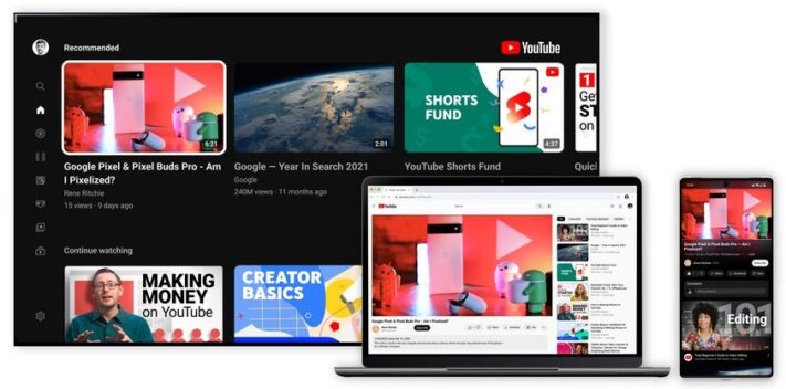 YouTube får nya färger och knappar, förbättrad zoom och spolning