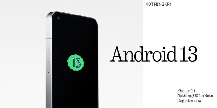 Nothing Phone 1 får snart öppen beta av Android 13