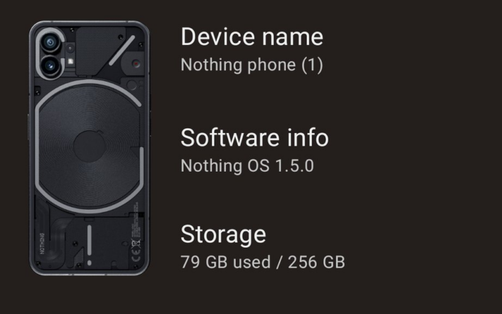 Nothing kommer snart betatesta Android 13 för Phone 1