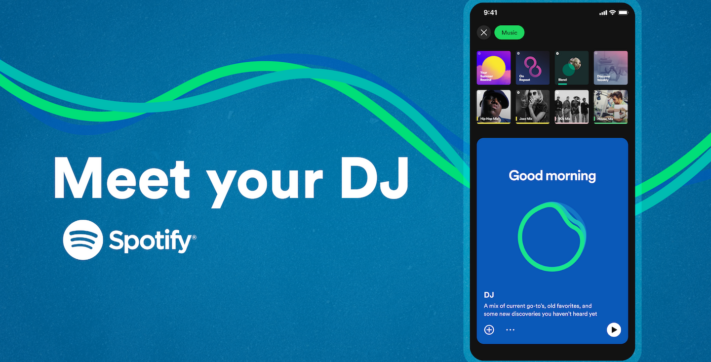 Spotify introducerar AI-baserad DJ