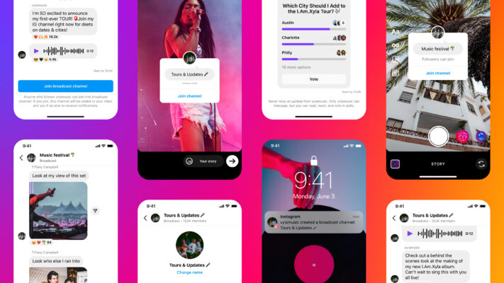 Instagram introducerar separata ”kanaler” för att meddela följare