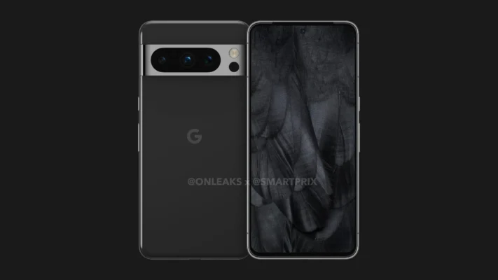 Skärmen i Pixel 8 Pro betydligt plattare än i Pixel 7 Pro