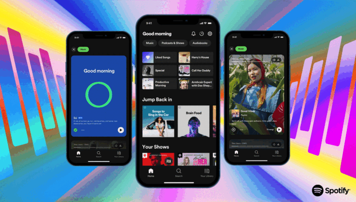 Spotify introducerar ny startsida