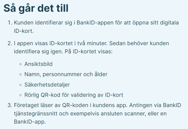 BankID Kommer Erbjuda St d F r Digitala Id kort Swedroid