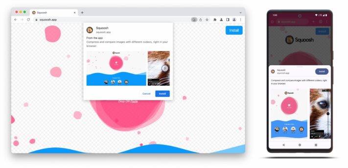 Webbappar får snyggare installations-dialogrutor i Chrome