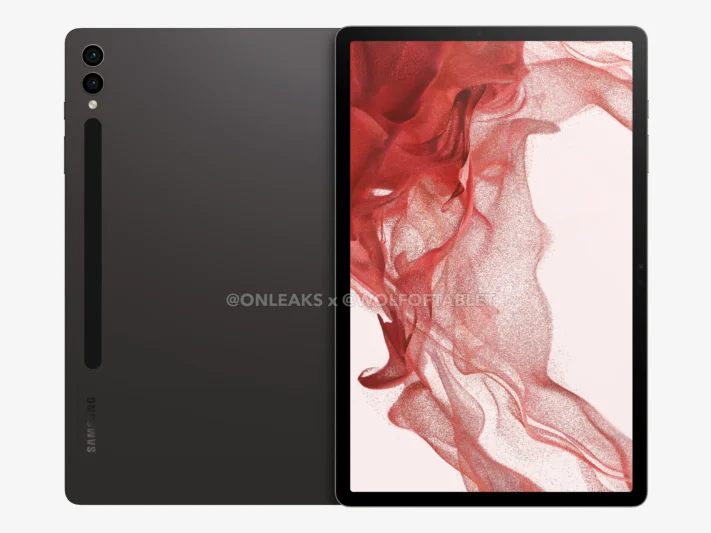 Så här ser Galaxy Tab S9+ ut enligt @OnLeaks