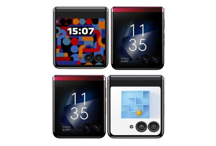 Officiella bilder på Motorola Razr 2023