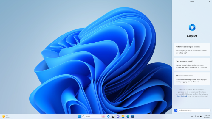 Microsoft ger sin chattbott central plats i Windows 11