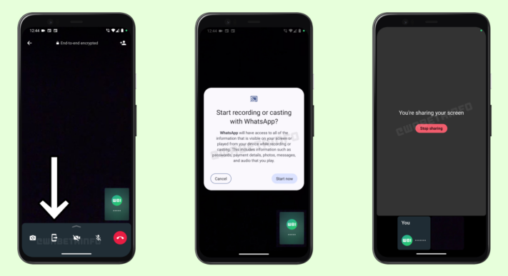 WhatsApp kommer få skärmdelning