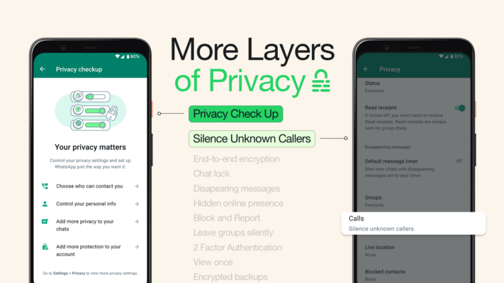WhatsApp kan nu tysta samtal från okända nummer