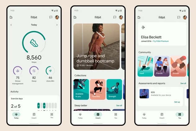Google introducerar ny Androidapp för Fitbit