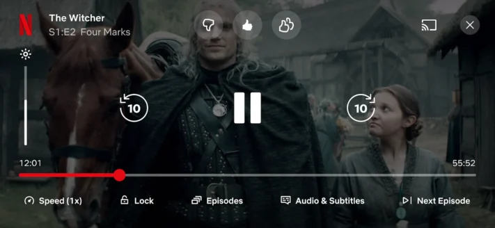 Netflix gör det lättare att ge tummen upp åt innehåll på mobiler