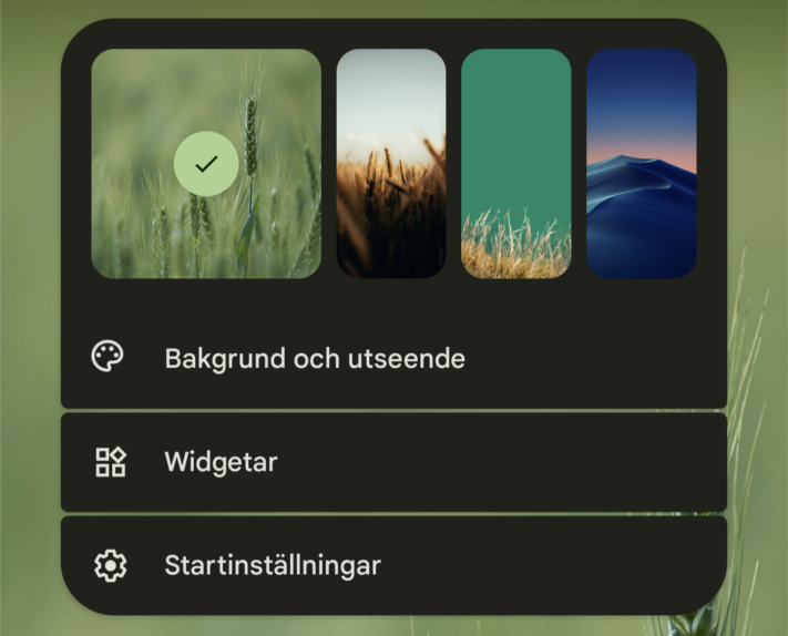 Pixel-telefoner får nya inbyggda bakgrundsbilder