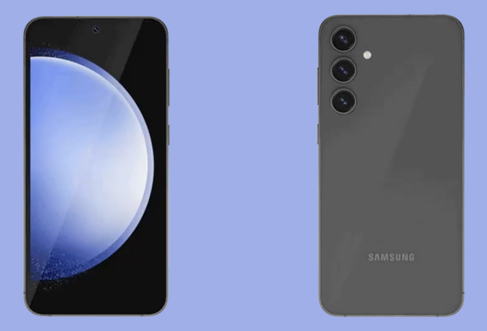 Video visar Samsung Galaxy S23 FE i 360 grader