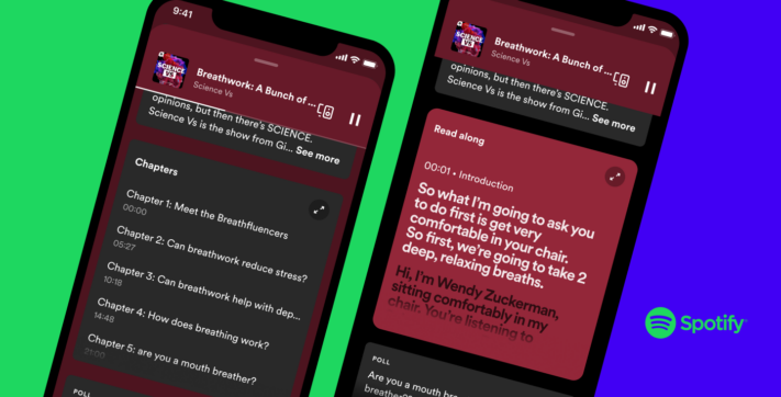 Spotify tillkännager förbättringar för poddar, inklusive transkriberingar
