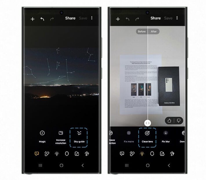 Samsung berättar om nya kamerafunktioner i Android 14