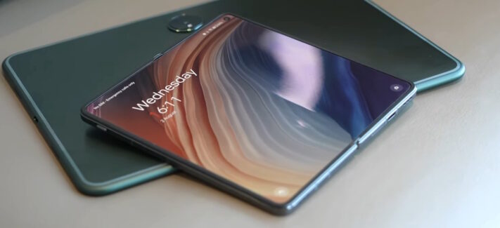 Oneplus Open visas upp i Youtube-video