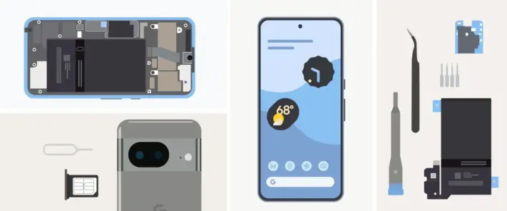 Google gör Pixel-telefoner lättare att reparera