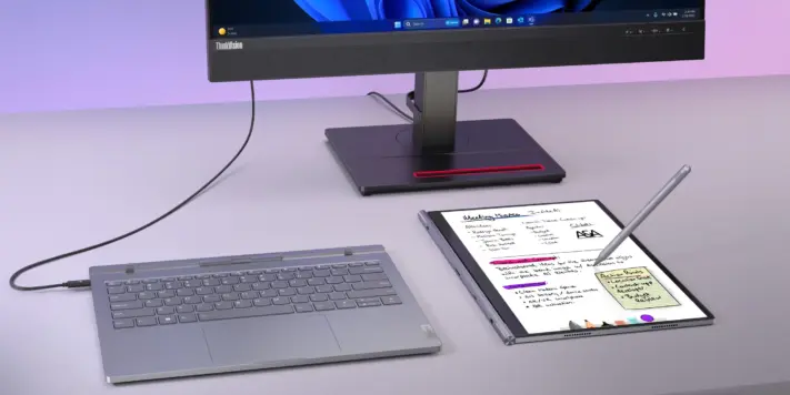 Lenovo Thinkbook Plus Gen 5 Hybrid är både Windows-laptop och Androidplatta
