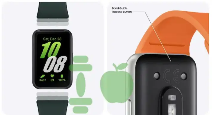 Fler bilder på Samsungs aktivitetsarmband Galaxy Fit 3