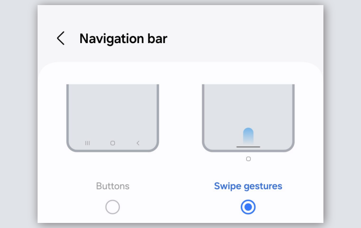 Samsungs egna gestnavigering ryker i One UI 6.1
