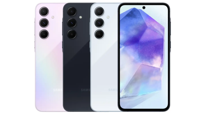 Samsung Galaxy A55 och A35 dyker upp på bild