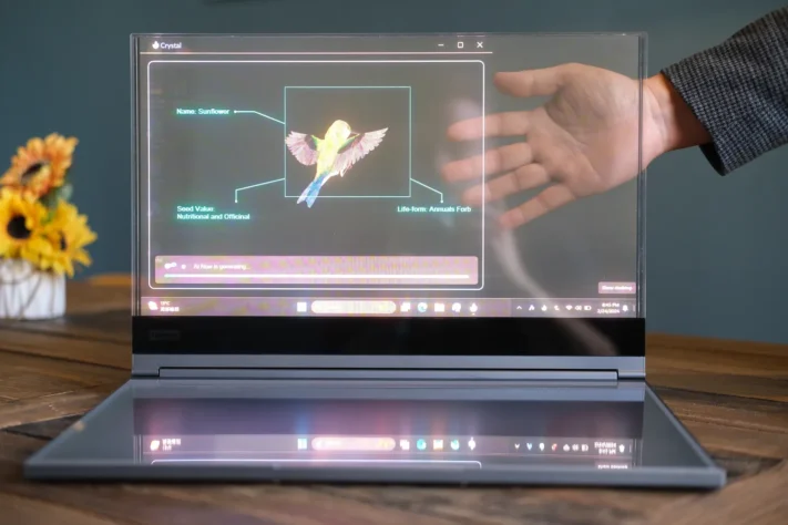 Lenovo har skapat en genomskinlig laptop