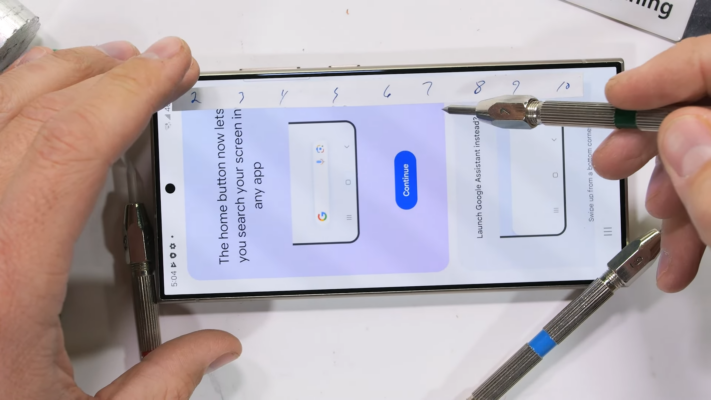 Gorilla Armor gör faktiskt Galaxy S24 Ultra mer reptålig