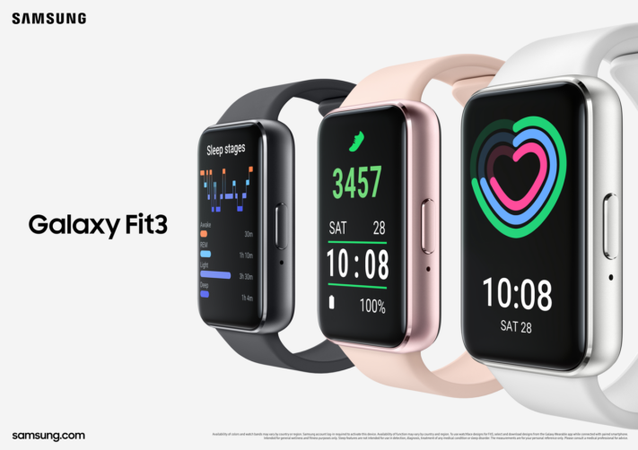 Samsung tillkännager Galaxy Fit 3