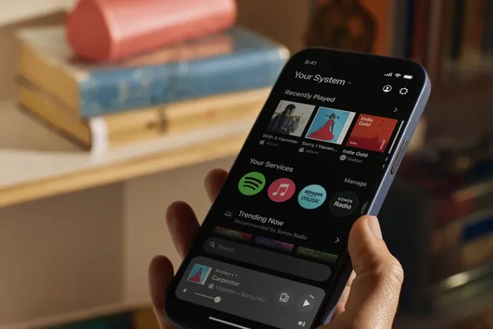 Sonos introducerar helt ny mobilapp där allt ligger på startskärmen