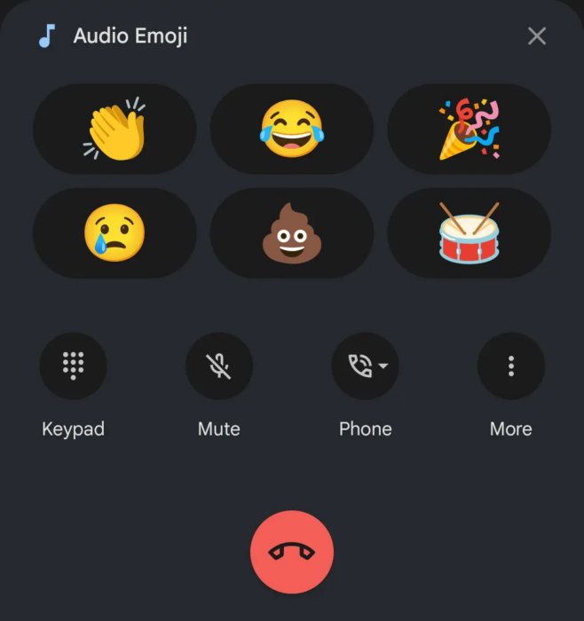 Googles telefonapp kommer få ljudeffekter under samtal