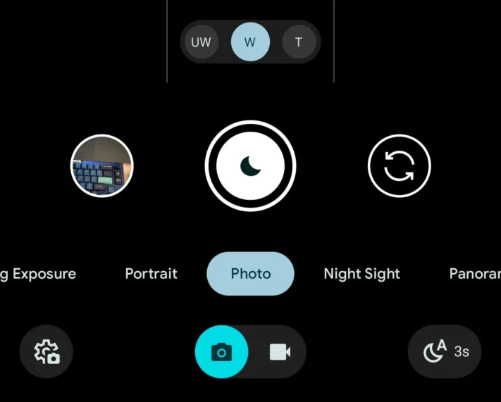 Nu kan Pixel Pro-ägare manuellt välja kamera vid fotografi