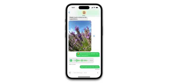 Nu kan Iphones för första gången skicka RCS