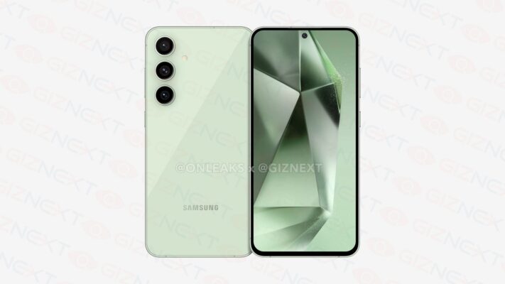 Designen för Galaxy S24 FE enligt Onleaks