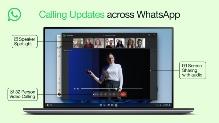 Whatsapp förbättrar tjänstens videosamtal