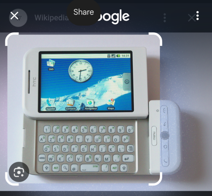 Nu kan Circle to Search-markeringar delas
