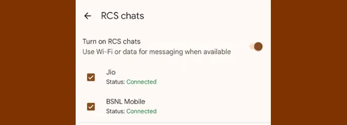 Google Messages börjar få stöd för RCS med dubbla SIM