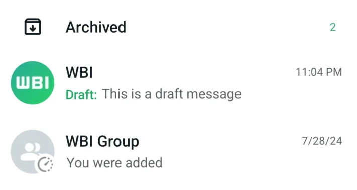 Whatsapp för Android kommer få stöd för utkast